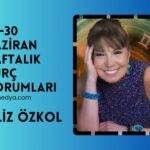 FİLİZ ÖZKOL..24-30 HAZİRAN HAFTALIK BURÇ YORUMLARI